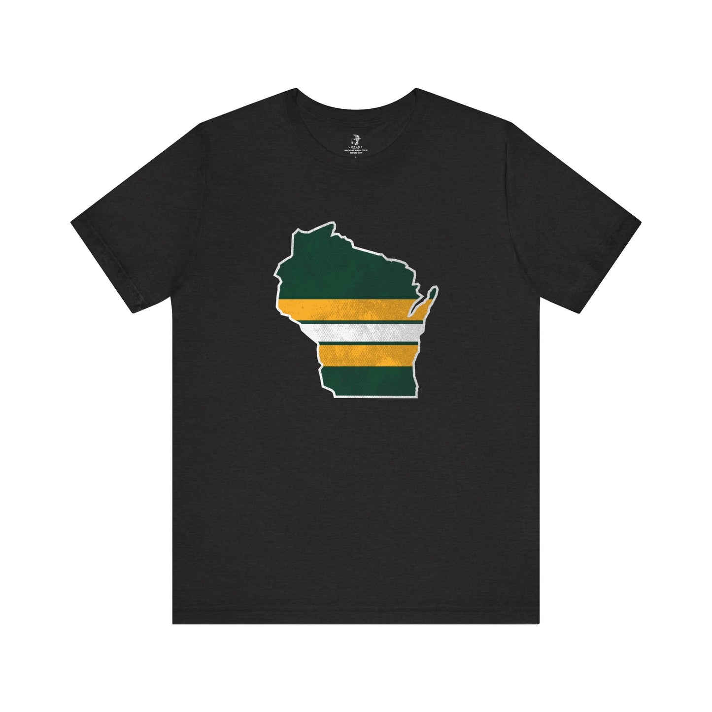 Wisconsin Stripes State Green Bay Football Unisex Short Sleeve T-Shirt