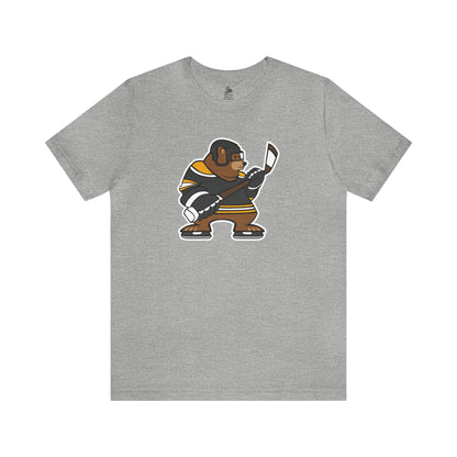 Hockey Bear Unisex Short Sleeve Softstyle T-Shirt