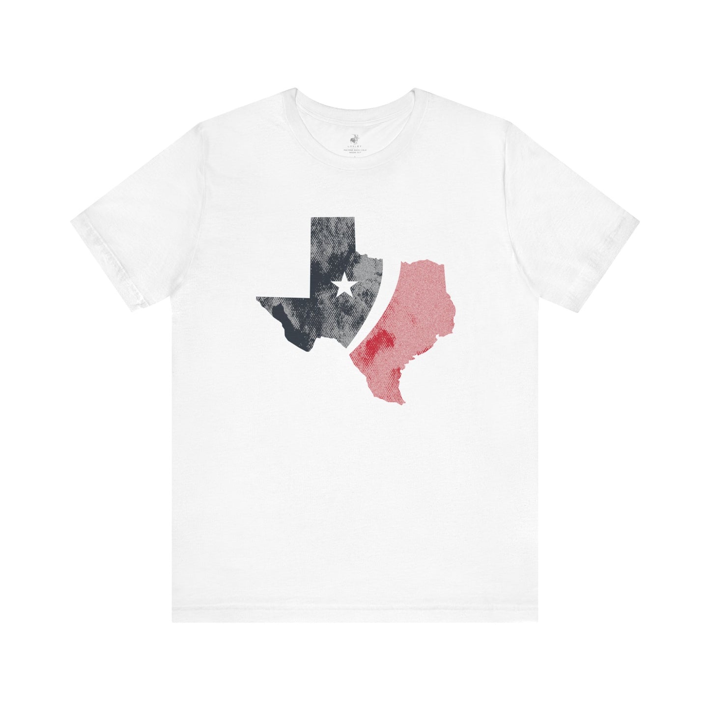 Texans State Stripes Football Tailgate Unisex Short Sleeve T-Shirt