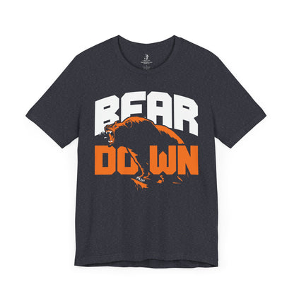Bear Down Football Chicago Tailgate Unisex Short Sleeve T-Shirt