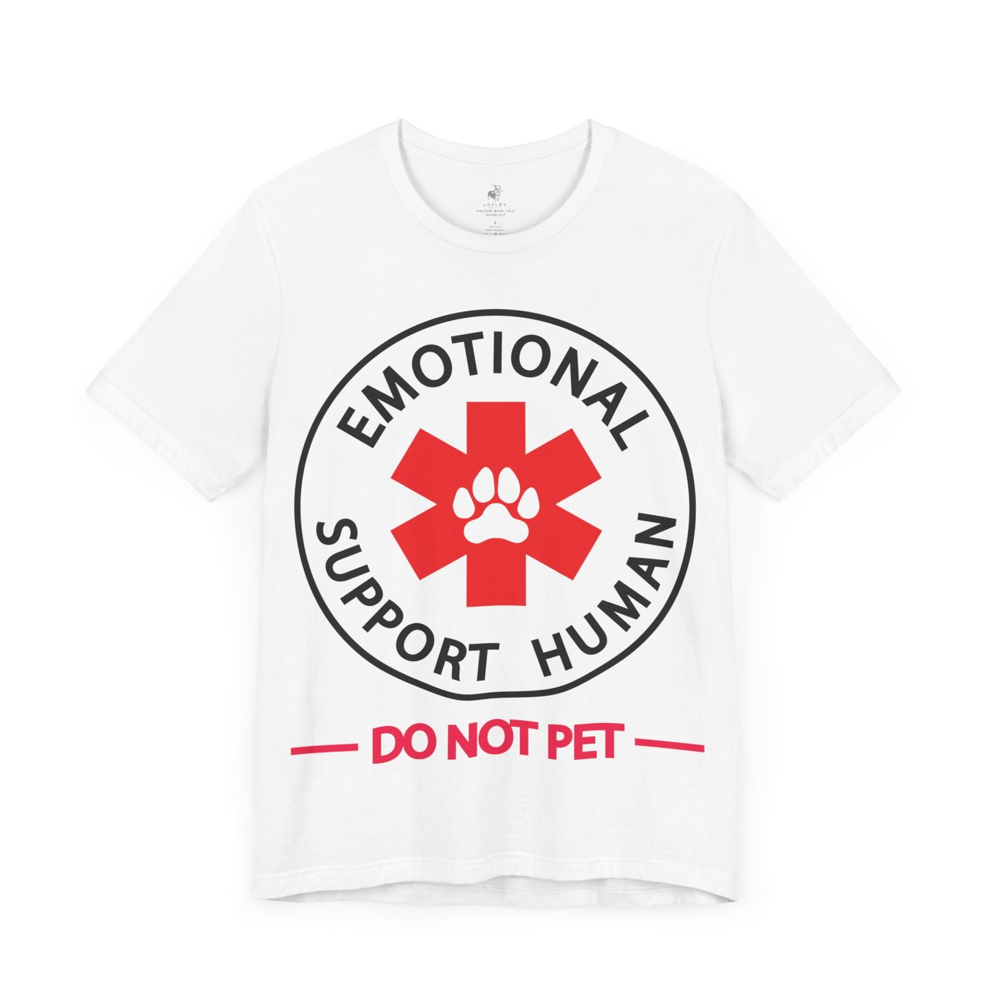 Emotional Support Human Unisex Short Sleeve T-Shirt