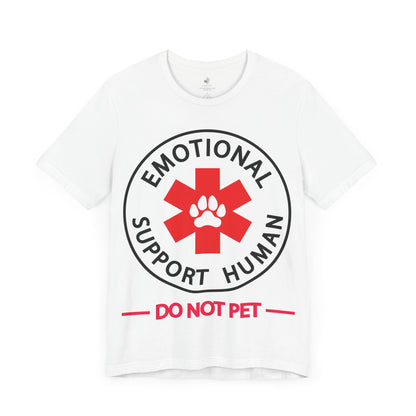 Emotional Support Human Unisex Short Sleeve T-Shirt