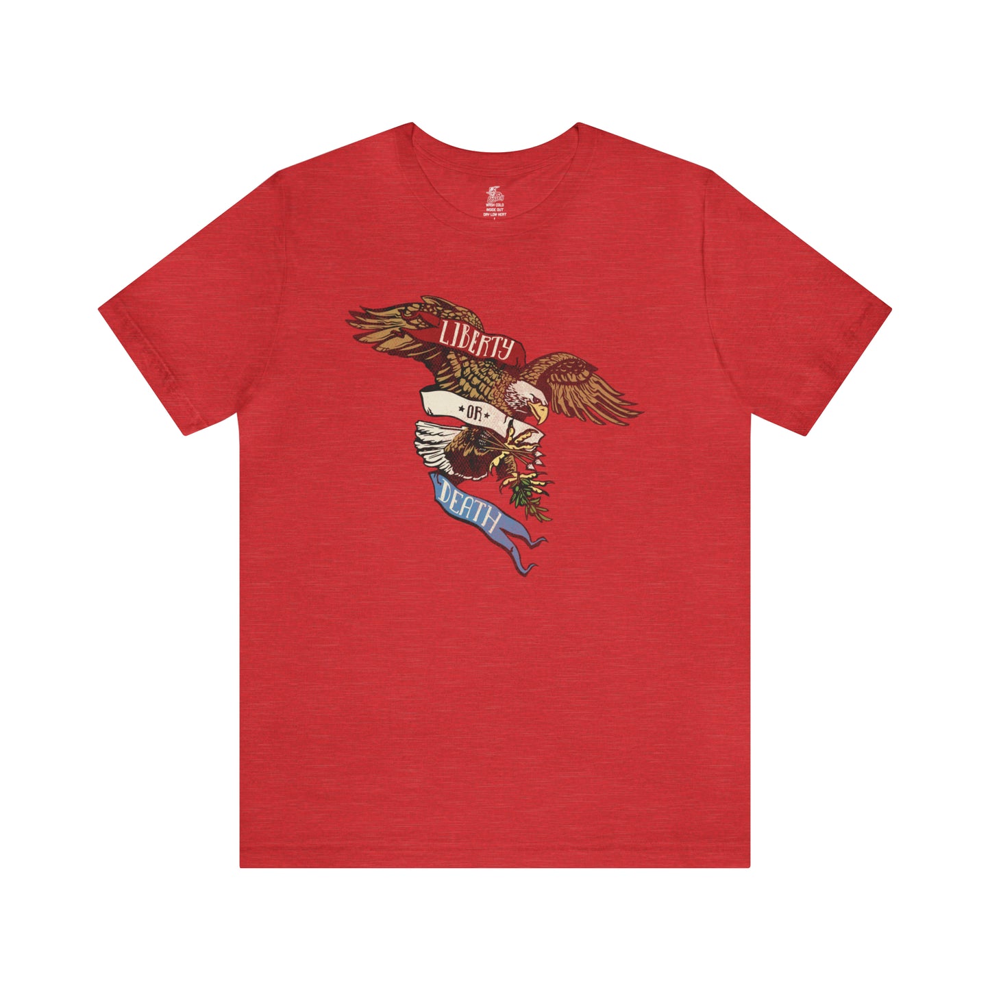Liberty or Death America Eagle Unisex Short Sleeve Softstyle T-Shirt