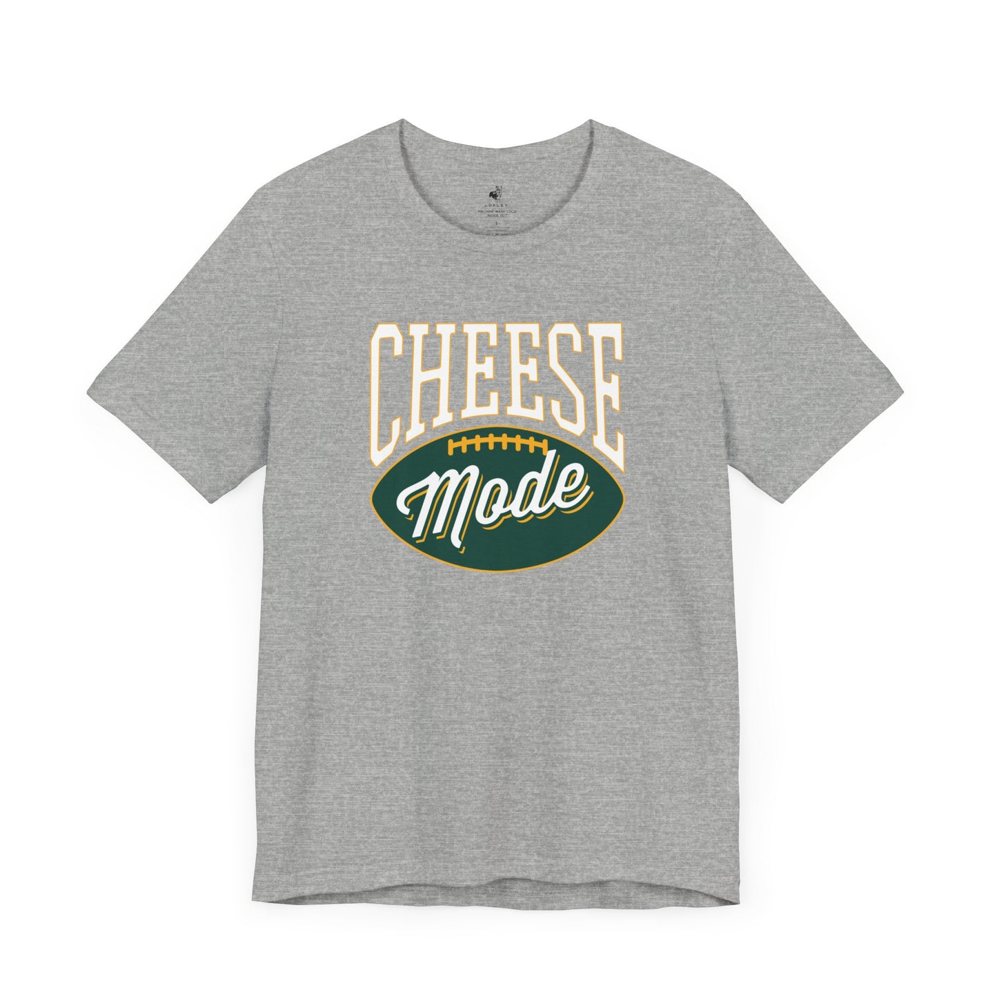 Green Bay Cheese Mode Football Tailgate Unisex Short Sleeve T-Shirt