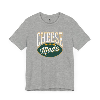 Green Bay Cheese Mode Football Tailgate Unisex Short Sleeve T-Shirt