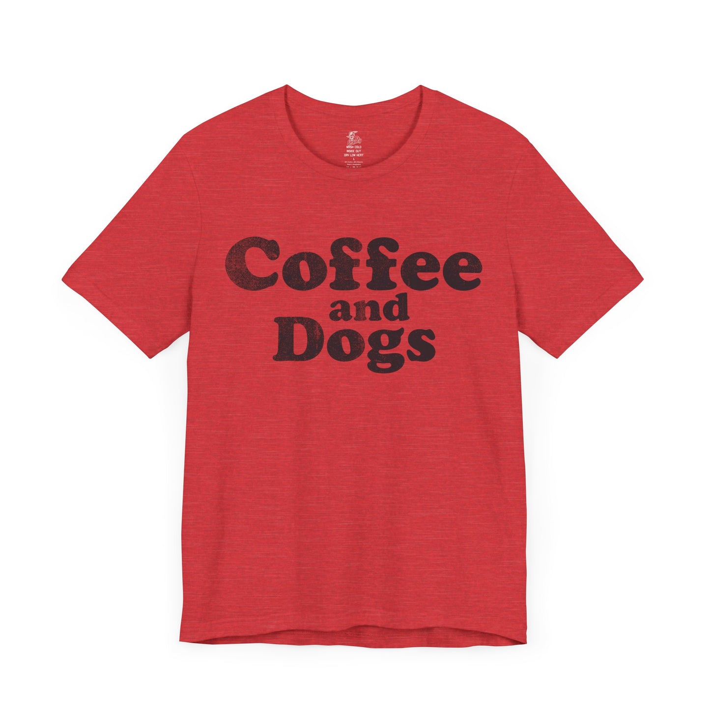 Coffee and Dogs Unisex Short Sleeve Softstyle T-Shirt