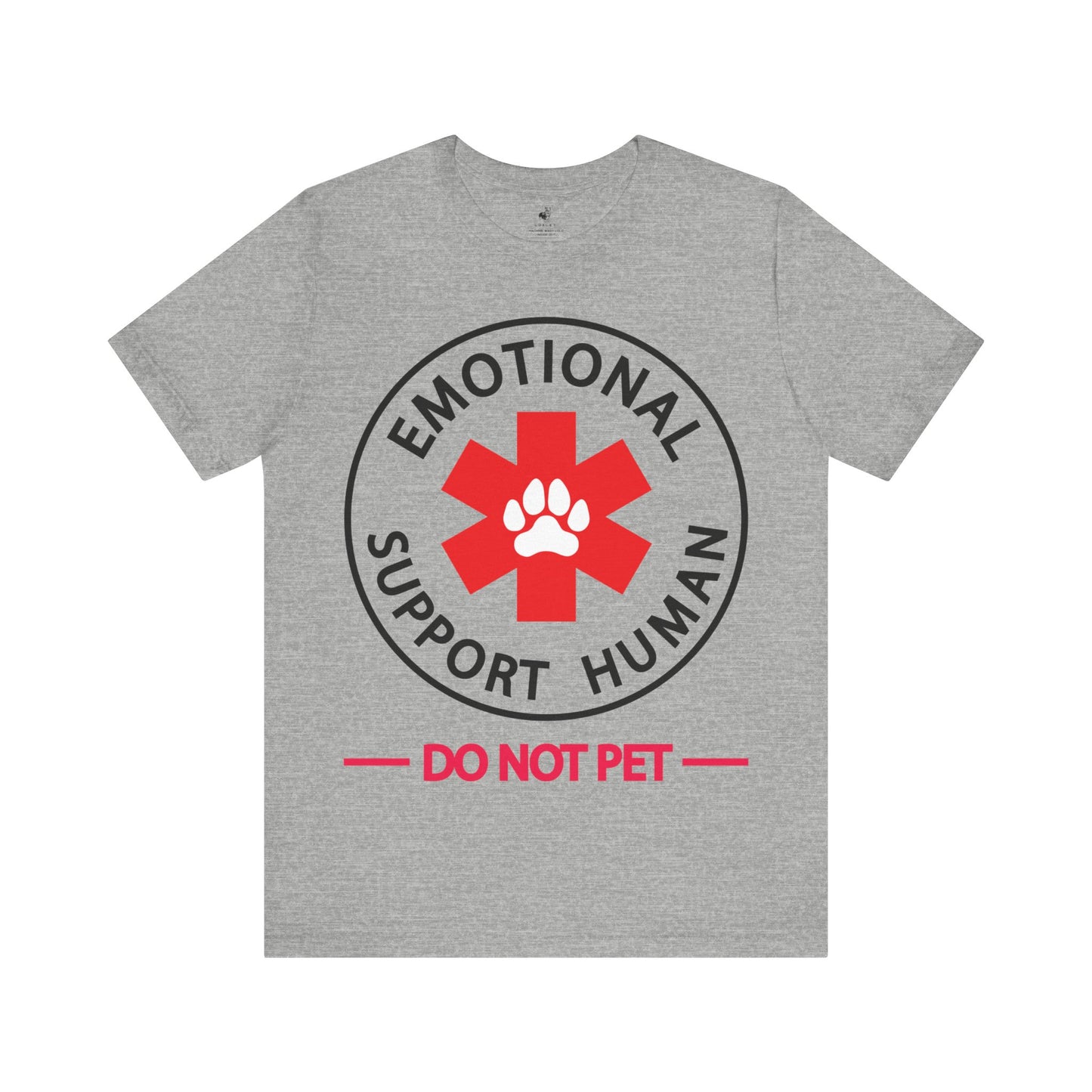 Emotional Support Human Unisex Short Sleeve T-Shirt