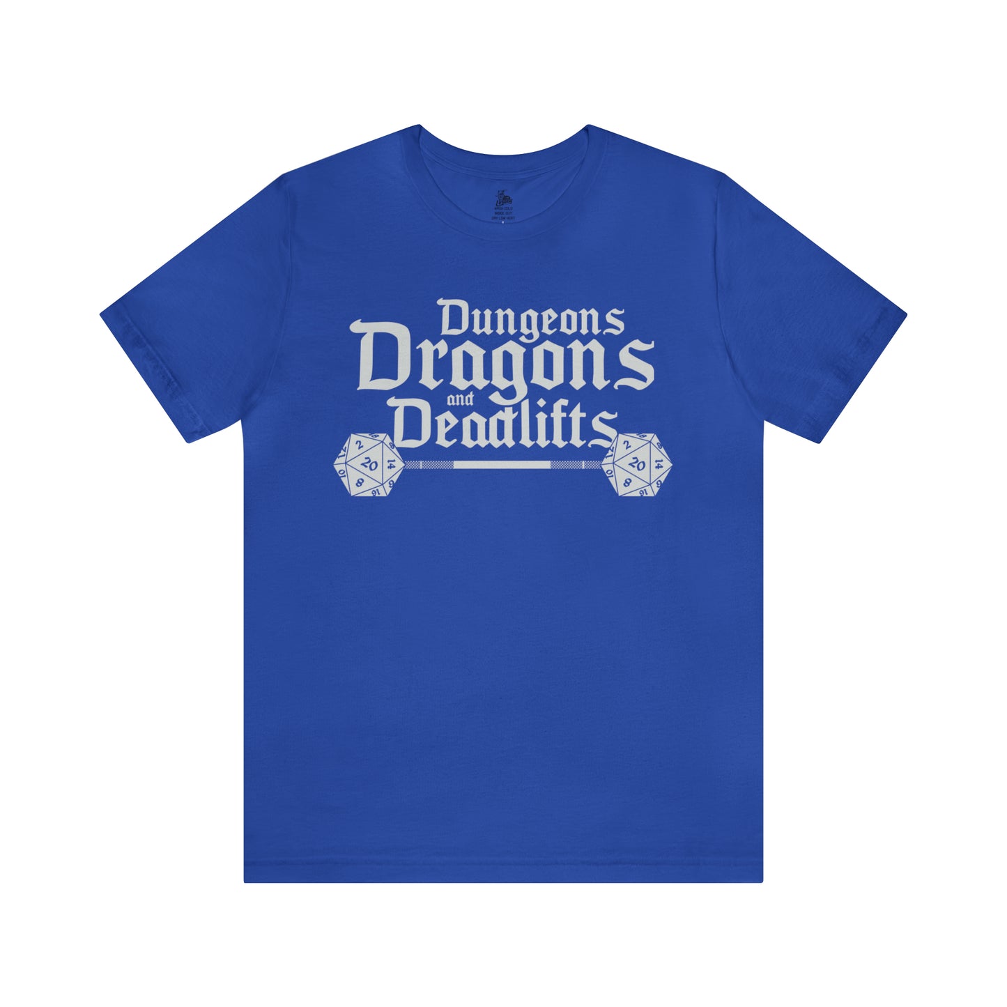 Dungeons Dragons and Deadlifts Unisex Short Sleeve Softstyle T-Shirt