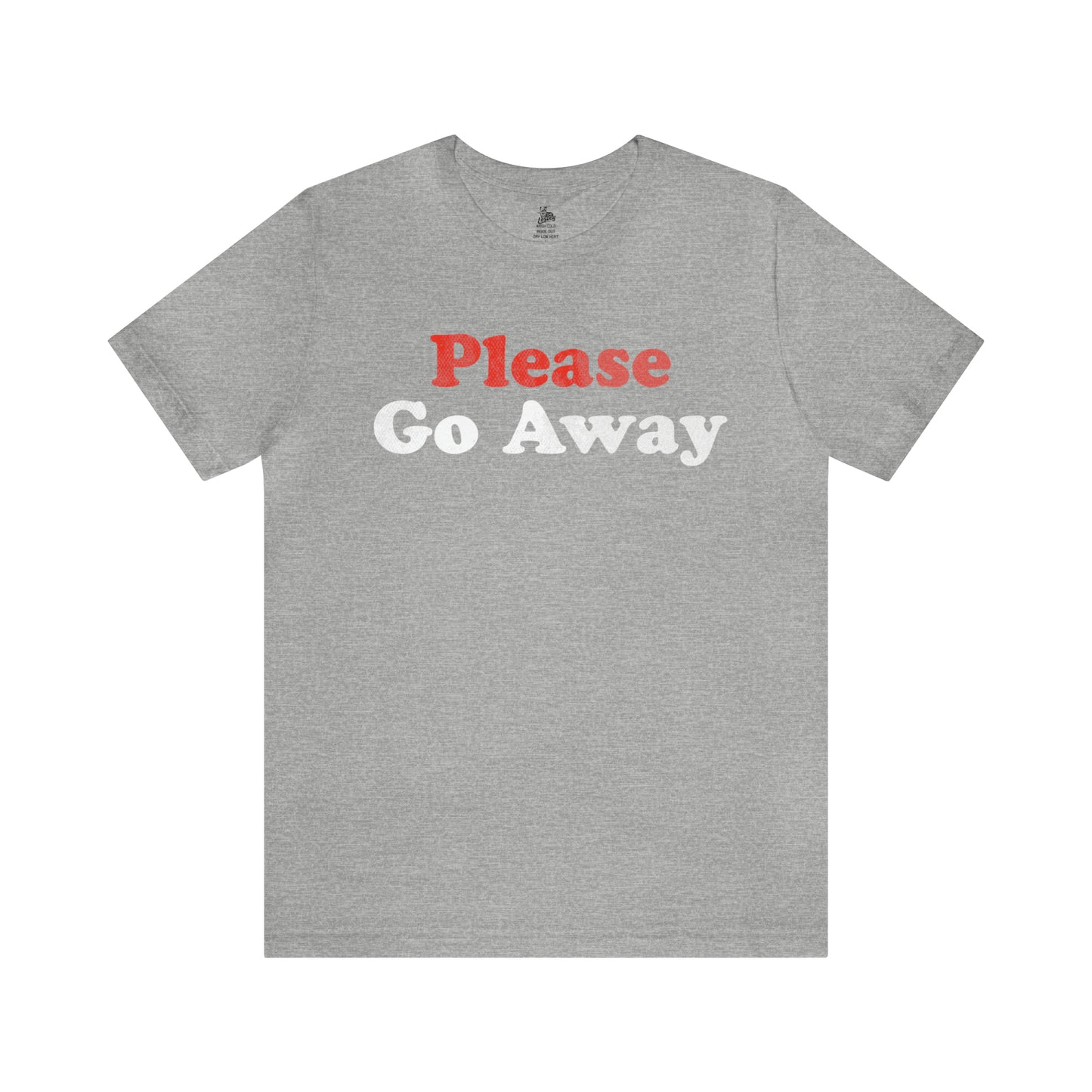 Please Go Away Unisex Short Sleeve Softstyle T-Shirt
