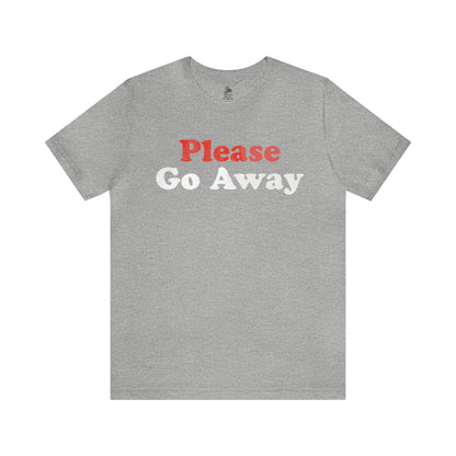 Please Go Away Unisex Short Sleeve Softstyle T-Shirt
