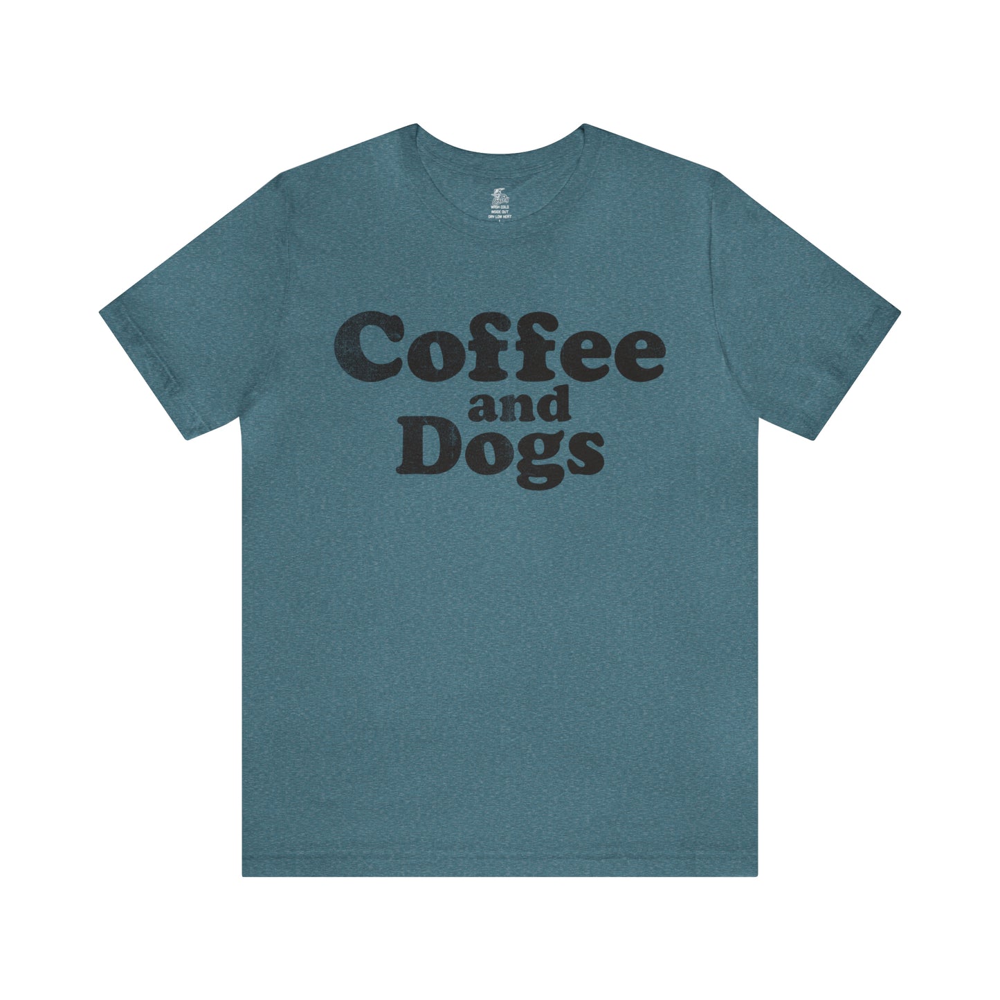 Coffee and Dogs Unisex Short Sleeve Softstyle T-Shirt