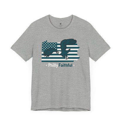Philly Faithful Football Sunday Tailgate Unisex Short Sleeve T-Shirt