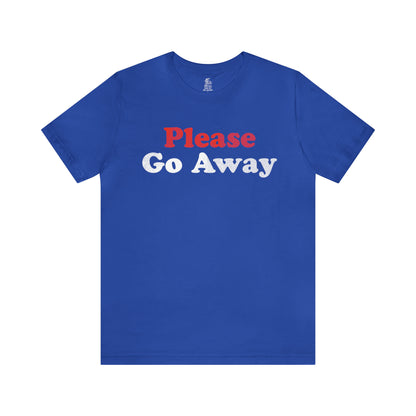 Please Go Away Unisex Short Sleeve Softstyle T-Shirt
