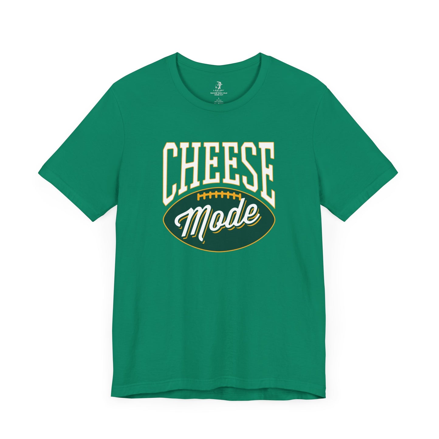 Green Bay Cheese Mode Football Tailgate Unisex Short Sleeve T-Shirt