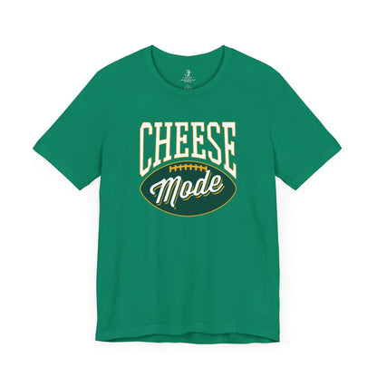 Green Bay Cheese Mode Football Tailgate Unisex Short Sleeve T-Shirt