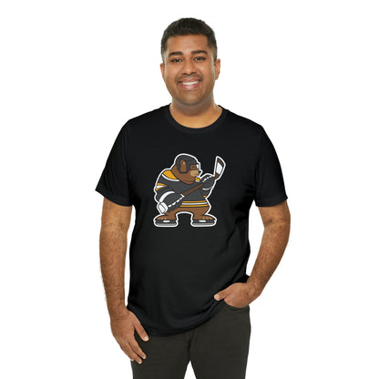 Hockey Bear Unisex Short Sleeve Softstyle T-Shirt
