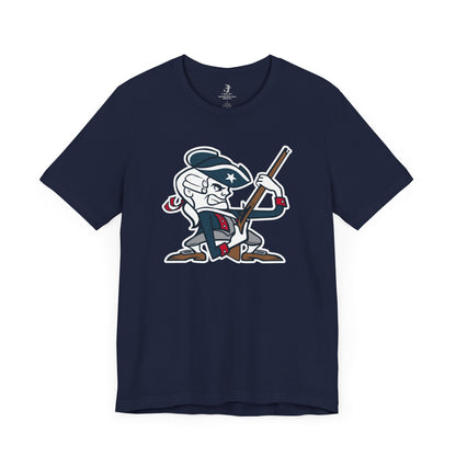 The Fighting Patriot Football Sunday Tailgate Unisex Short Sleeve T-Shirt