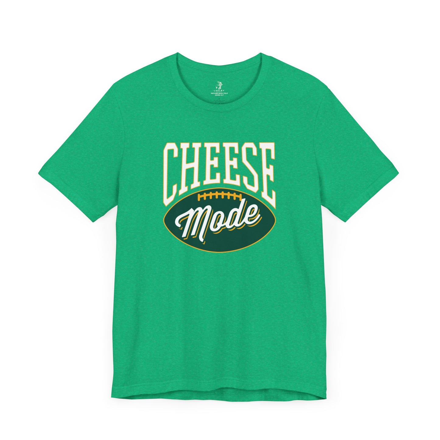 Green Bay Cheese Mode Football Tailgate Unisex Short Sleeve T-Shirt