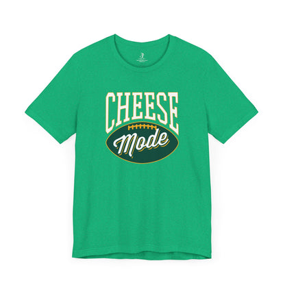 Green Bay Cheese Mode Football Tailgate Unisex Short Sleeve T-Shirt