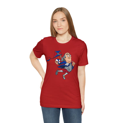 Philadelphia Ben Franklin 76 Basketball Unisex Short Sleeve Ringspun Softstyle T-Shirt