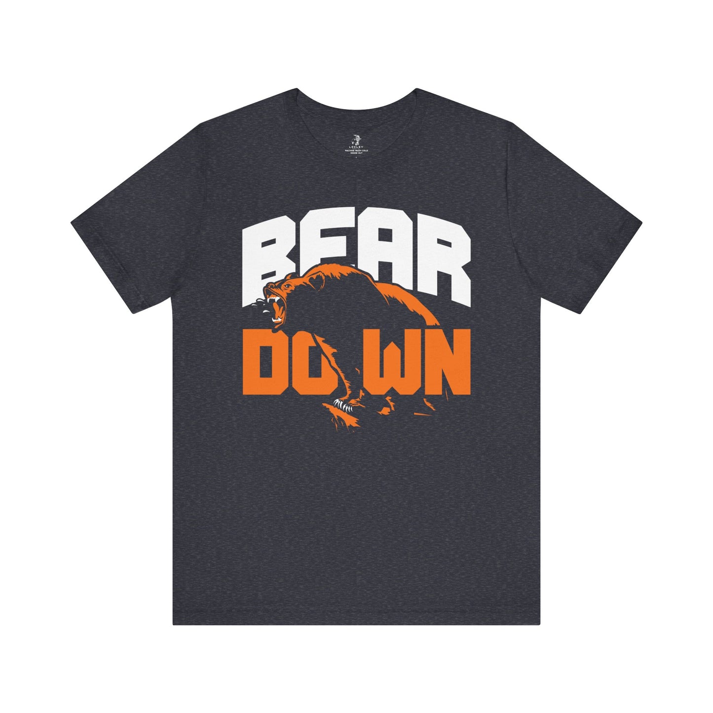Bear Down Football Chicago Tailgate Unisex Short Sleeve T-Shirt