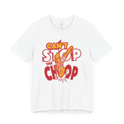 KC Can't Stop the Chop Football Sunday Tailgate Unisex Short Sleeve T-Shirt