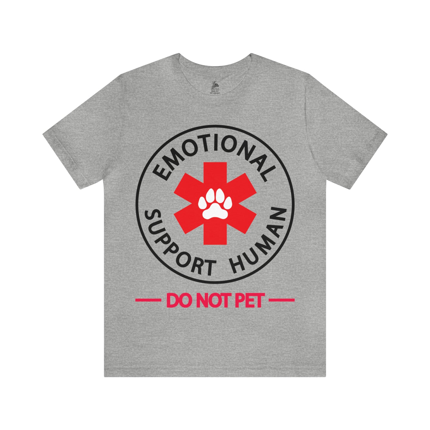 Emotional Support Human Unisex Short Sleeve Softstyle T-Shirt