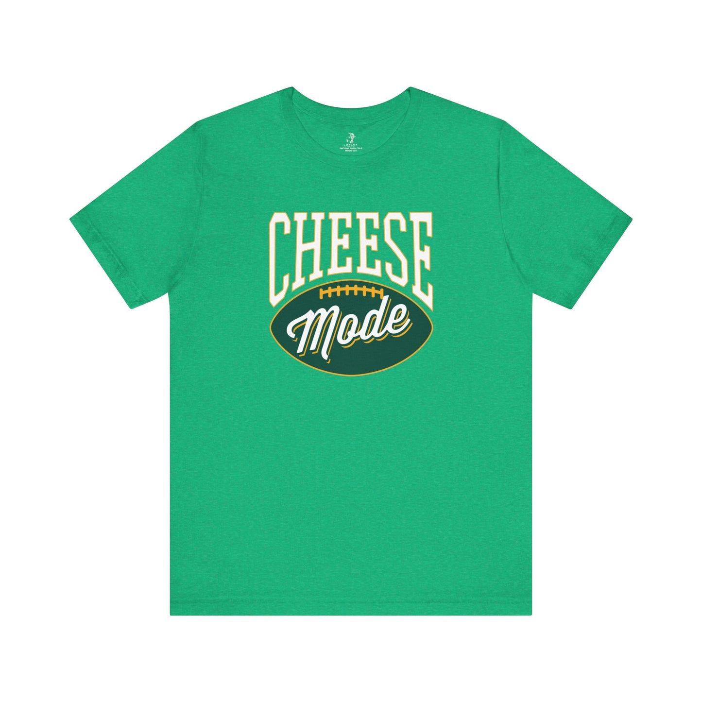 Green Bay Cheese Mode Football Tailgate Unisex Short Sleeve T-Shirt