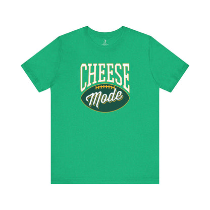 Green Bay Cheese Mode Football Tailgate Unisex Short Sleeve T-Shirt