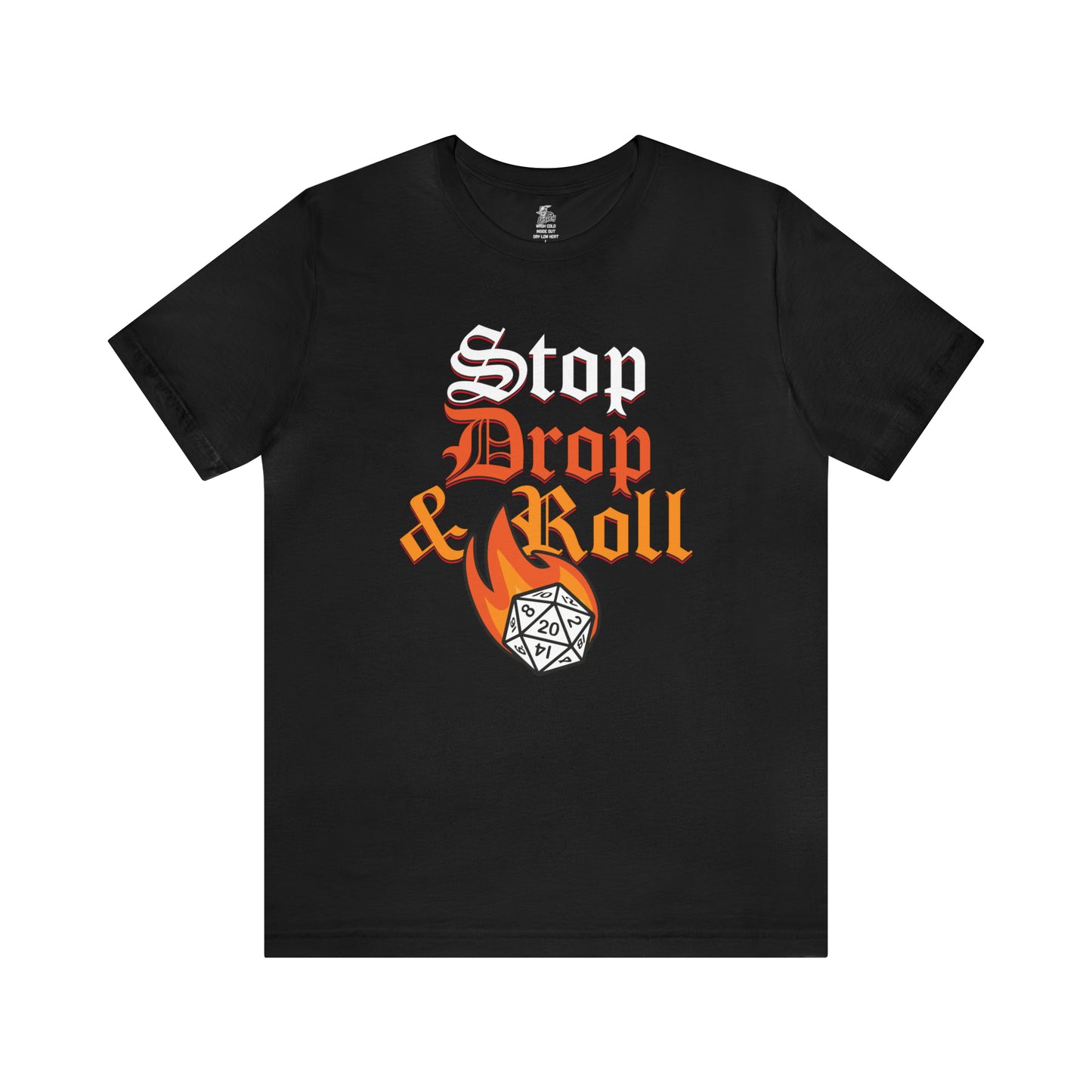 Stop Drop and Roll D&D Unisex Short Sleeve Softstyle T-Shirt