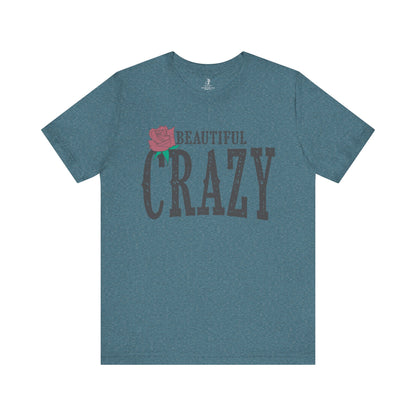 Beautiful Crazy Unisex Short Sleeve Ringspun Softstyle T-Shirt