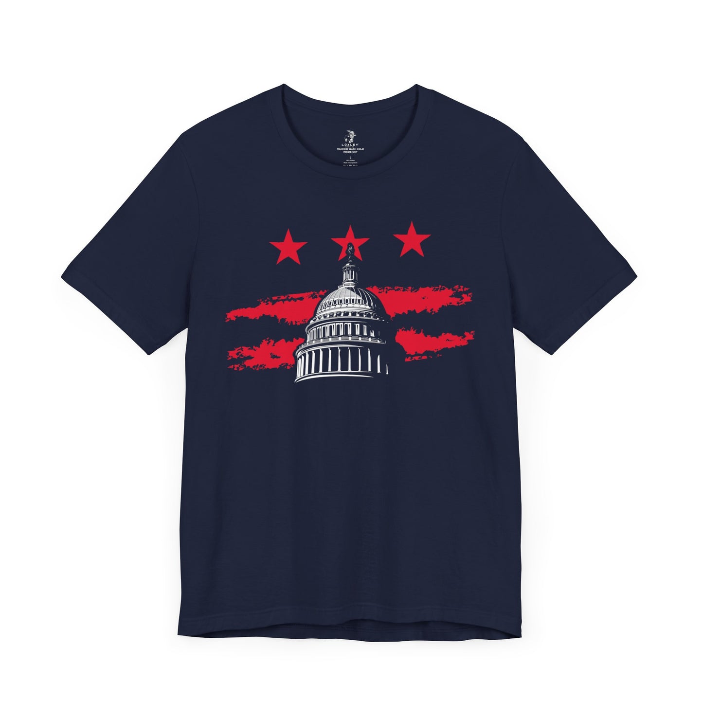 America's Capital Independence Day Fourth of July Unisex Short Sleeve Shirt