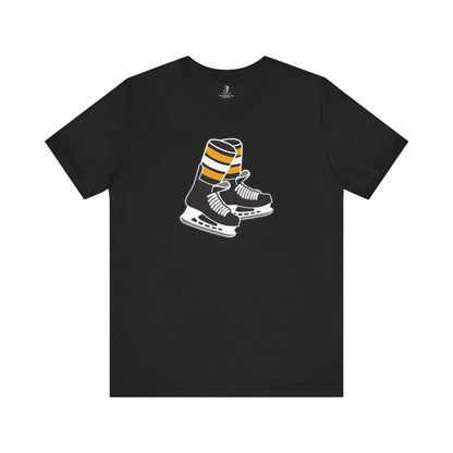 Bruins Socks Ice Hockey Unisex Short Sleeve T-Shirt