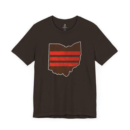Ohio Browns State Football Sunday Tailgate Unisex Short Sleeve T-Shirt