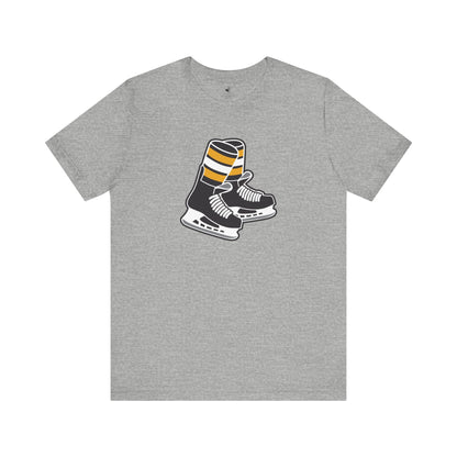 Bruins Socks Ice Hockey Unisex Short Sleeve T-Shirt