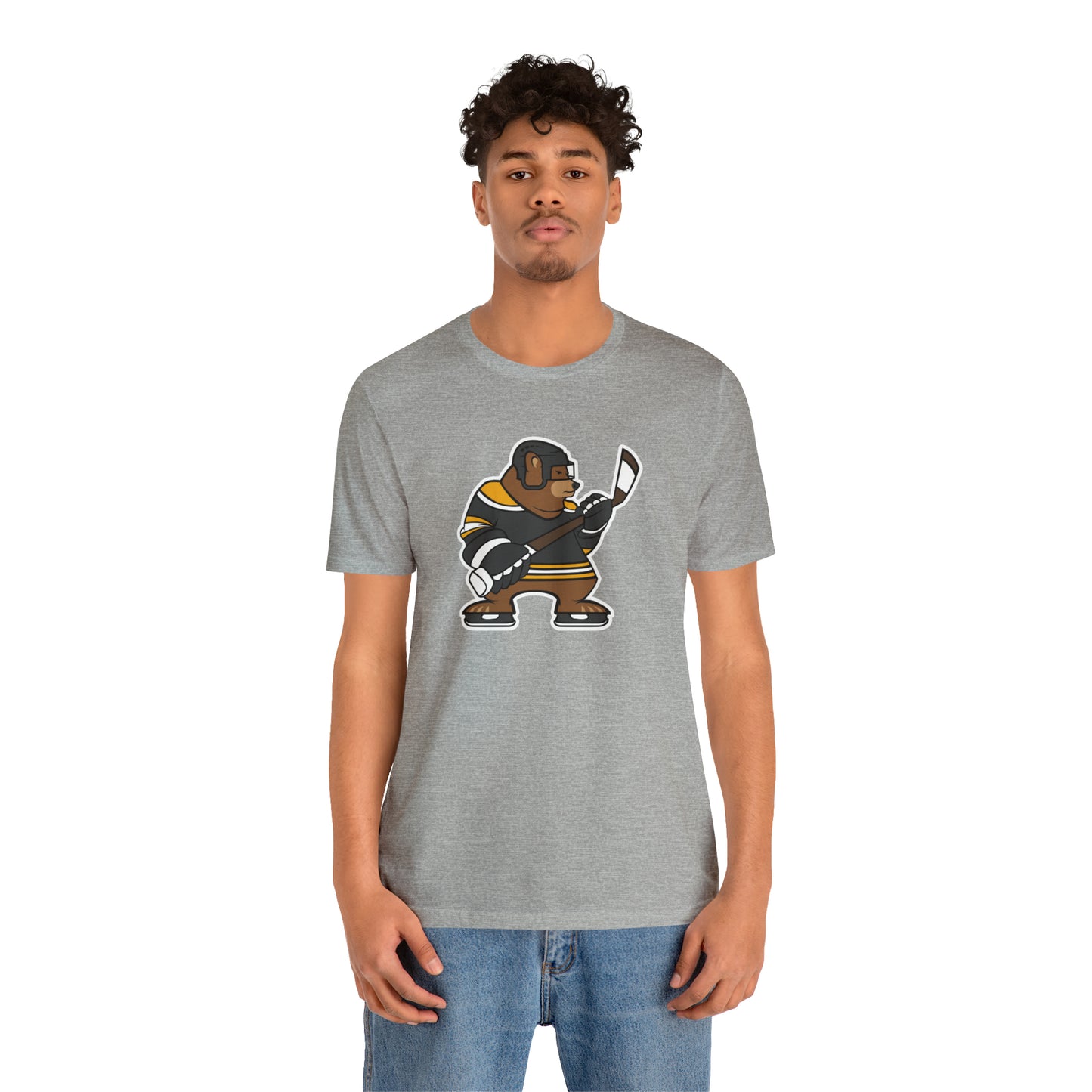 Hockey Bear Unisex Short Sleeve Softstyle T-Shirt