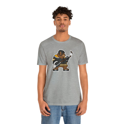 Hockey Bear Unisex Short Sleeve Softstyle T-Shirt