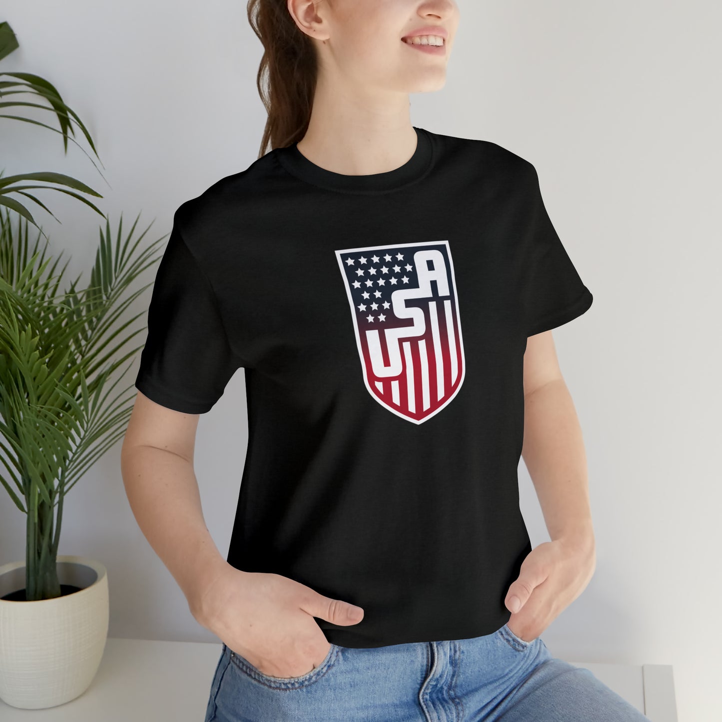 USA Crest Unisex Short Sleeve Softstyle T-Shirt