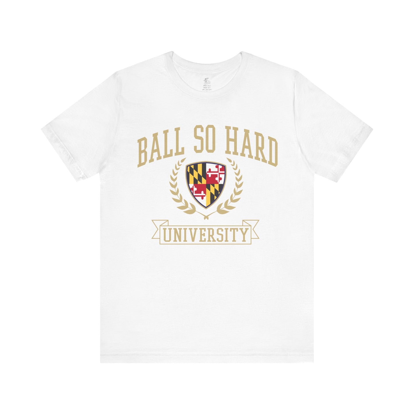 Ball So Hard University Raven Football Tailgate Unisex Short Sleeve T-Shirt