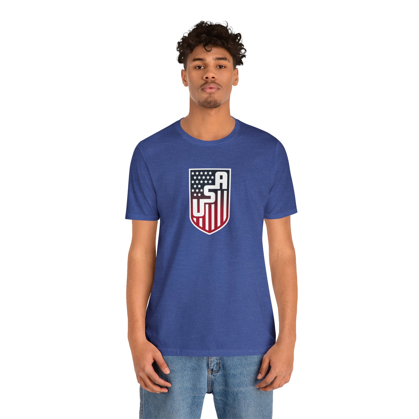 USA Crest Unisex Short Sleeve Softstyle T-Shirt