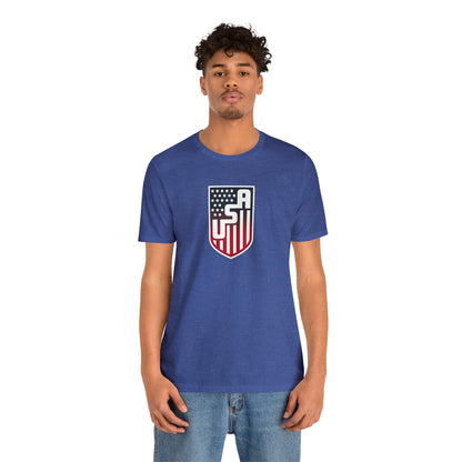 USA Crest Unisex Short Sleeve Softstyle T-Shirt