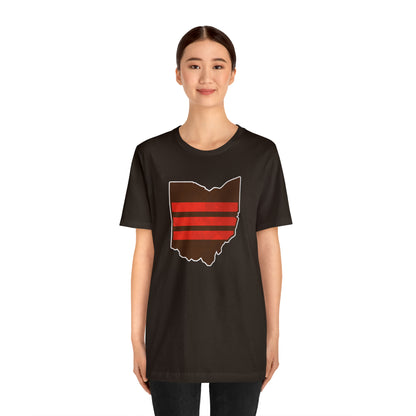 Ohio Browns State Unisex Short Sleeve Softstyle T-Shirt