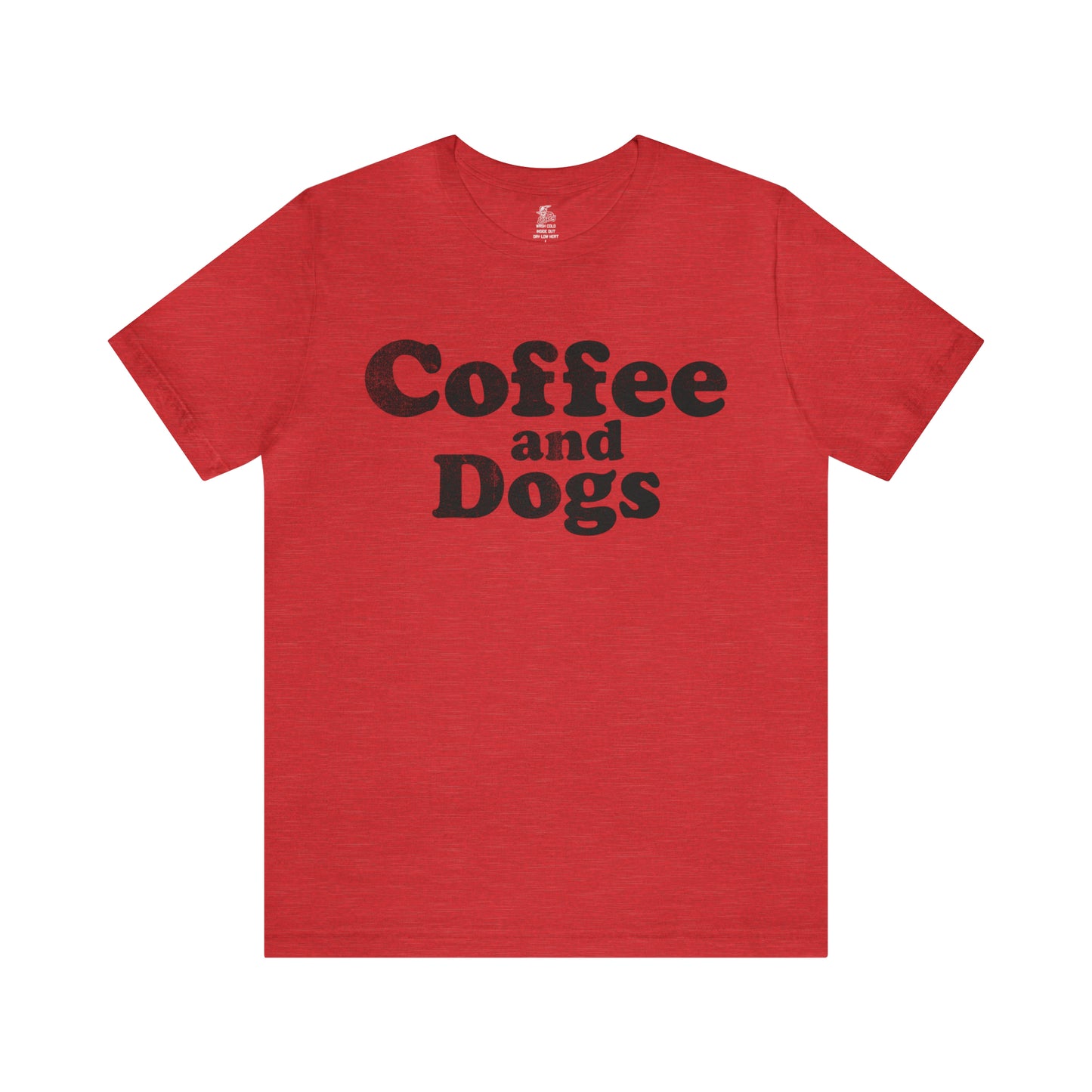 Coffee and Dogs Unisex Short Sleeve Softstyle T-Shirt