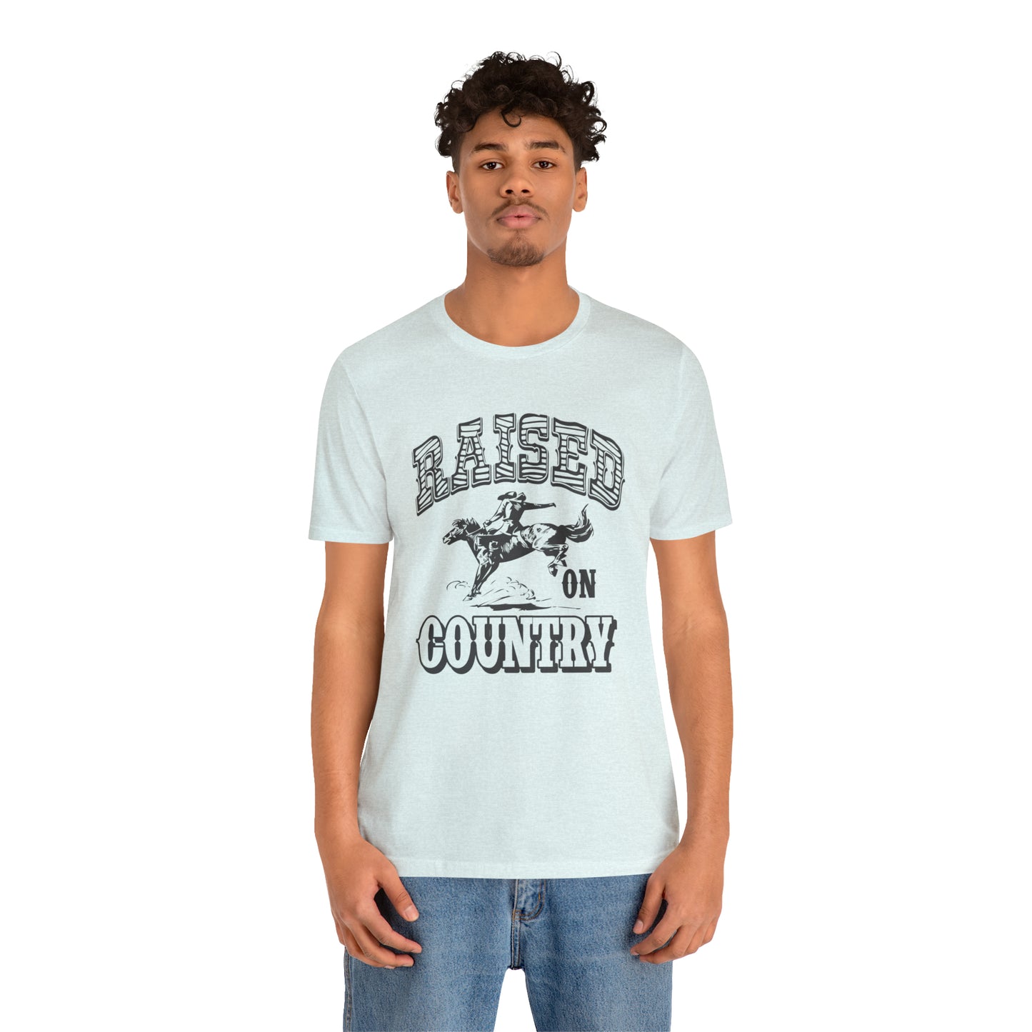 Raised On Country Unisex Short Sleeve Softstyle T-Shirt