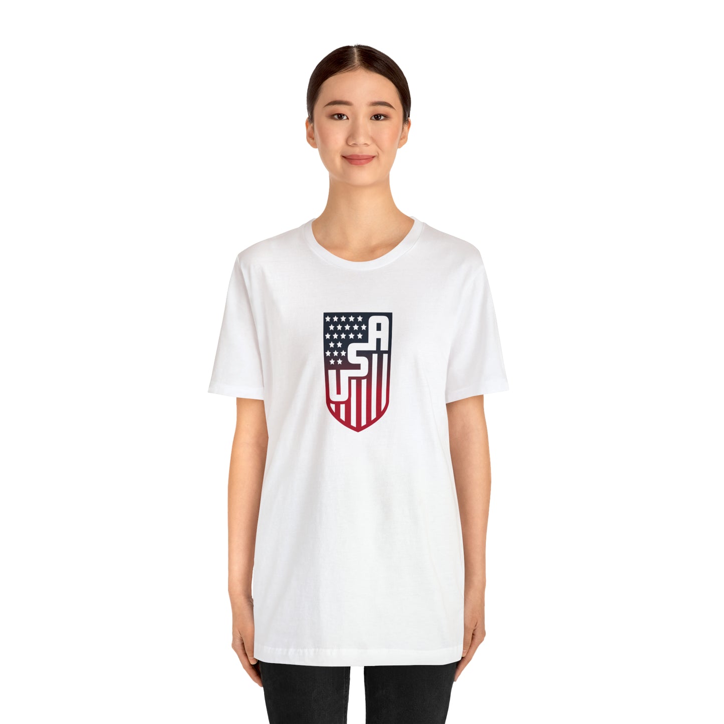 USA Crest Unisex Short Sleeve Softstyle T-Shirt