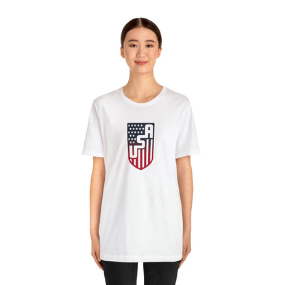 USA Crest Unisex Short Sleeve Softstyle T-Shirt
