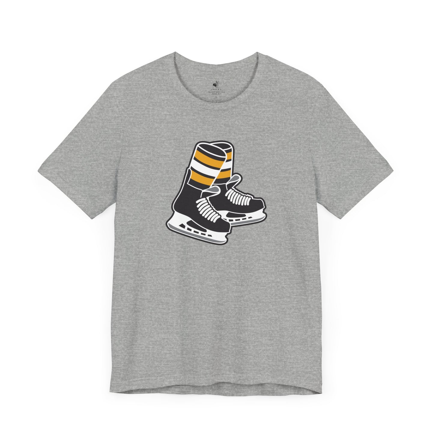 Bruins Socks Ice Hockey Unisex Short Sleeve T-Shirt