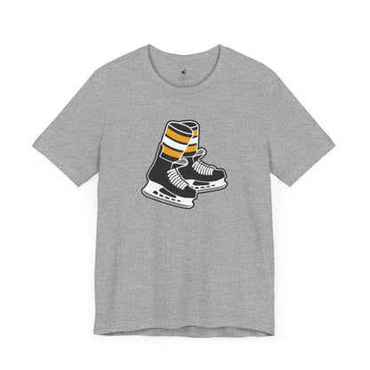 Bruins Socks Ice Hockey Unisex Short Sleeve T-Shirt