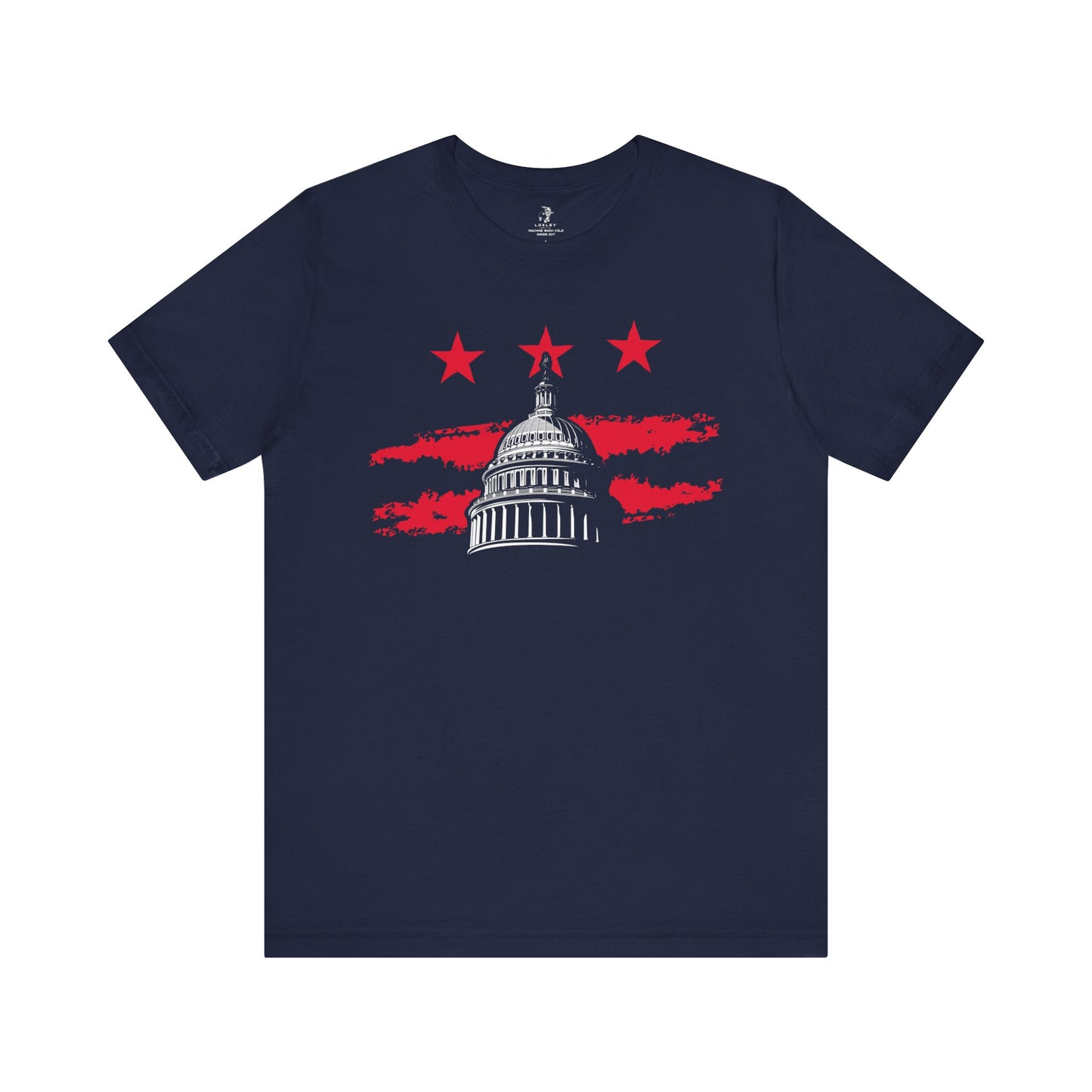 America's Capital Independence Day Fourth of July Unisex Short Sleeve Shirt