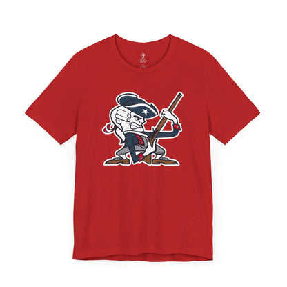 The Fighting Patriot Football Sunday Tailgate Unisex Short Sleeve T-Shirt